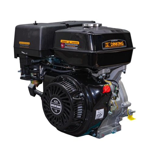 Двигатель Dinking DK190F-C(Q) (15лс, 25.4мм, ручной стартер, датчик масла)